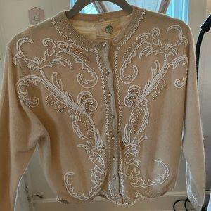 Vintage Beaded Cardigan